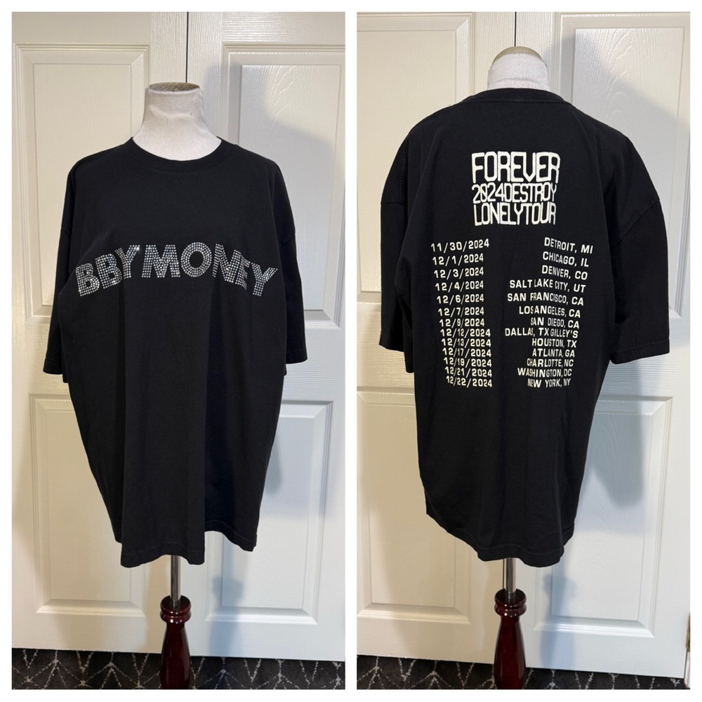 Destroy lonely “BBYMONEY” Love Last forever short sleeve tee
